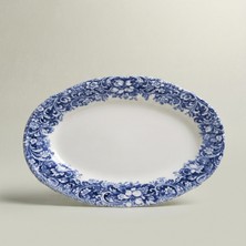 Emsan Floransa Kayık Tabak 33 cm Mavi