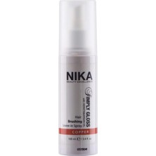 TeknoKapsül Nika Canlandırıcı Saç Spreyi Bakır Yansıma - Gloss Therapy Copper Renk 100 ml