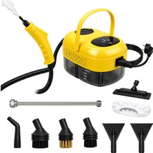 Sunup SN-37875 2500W Yüksek Basınçlı Ayarlanabilir Dijital Buharlı Temizleme Cihazı 1 Litre Su Hazneli