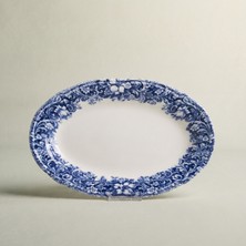 Emsan Floransa Kayık Tabak 26 cm Mavi