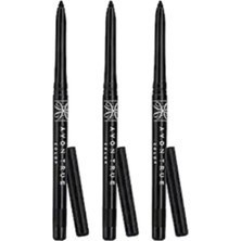 TeknoKapsül Avon Glimmerstick Açılıp Kapanabilen Göz Kalemi, Siyah, 3 Adet