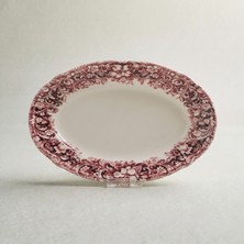 Emsan Floransa Kayık Tabak 26 cm Bordo