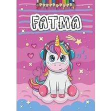 TeknoKapsül Fatma: Livre De Coloriage Personnalisé Pour Fatma | Licorne | Cadeau D'anniversaire Pour Fille... | 4 À 8 Ans | 25 Motifs De Licorne Avec Le Prénom... Format A4 (21 x 29.7 Cm) (French Edition)