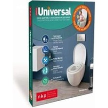 TeknoKapsül Nkp Universal Çocuk Adaptörlü Amörtisörlü Klozet Kapagı