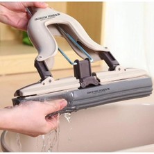St. Morritz Süper Sıkmalı Yılın Temizlik Seti Mikrofiber Sünger Başlıklı Kelebek Mop Pratik Paspascı