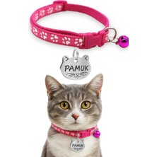 St. Morritz Paslanmaz Çelik Isimlik ve Kedi Tasması Seti