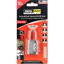 St. Morritz Real Özs Şifreli Asmalı Kilit 20MM N:8622
