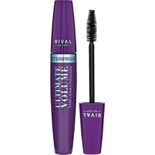 TeknoKapsül Rıval De Loop Ultimate Volume Suya Dayanıklı, Siyah Maskara 10 ml Siyah
