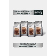 Coffee More Premium Espresso Çekirdek Kahve 250 gr x 4 Adet