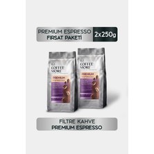 Coffee More Premium Espresso Filtre Kahve 250 gr x 2 Adet