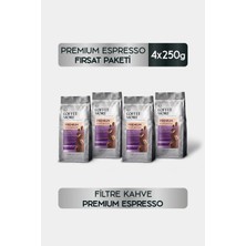 Coffee More Premium Espresso Filtre Kahve 250 gr x 4 Adet