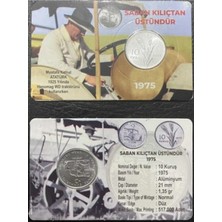 St. Morritz Fao 1975 Yılı Saban Kılıçtan Üstündür Hatıra Alüminyum 10 Kuruş Özel Kitinde Çil ( Unc )