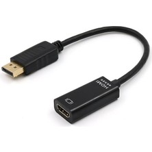 Lunatic 8058 Display To HDMI 1080P 4K Dp Port HDMI Hdtv Kablo Adaptörü Dönüştürücü Hdtv Tüm Cihazlar Için