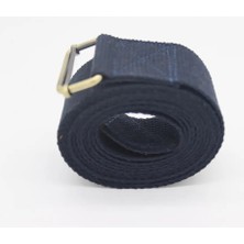 St. Morritz Lacivert Doğol Pamuk Yoga Pilates Kemeri 4cm X200 cm