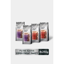 Coffee More Filtre Kahve Süper Fırsat Paketi 250 gr x 4 Adet