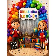 Promisebackdrop2 150X200 Cm, Okulumda Ilk Günüm, Okul Etkinlik Kumaş Fon