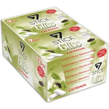 7stıck Sekersız Cardamom Aromalı Blıster Sakız 9 PCS(12ADET)