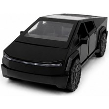 Kidzon Siyah Metal Elektrikli Pick-Up Oyuncak Araba Açılır Kapılı Çekmeceli Bagajlı Model Araç