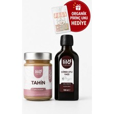 Lilo Natural 300 gr Tahin ve 100 ml Çörek Otu Yağı Seti Yerli Üretim ile Zengin Aroma