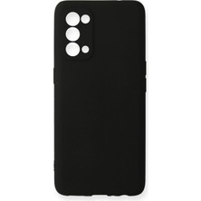 Uryport Oppo Reno 5 Pro Kılıf First Silikon - Siyah