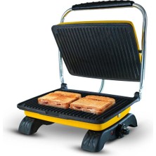 St. Morritz Organik %100 Demir Döküm Plakalı Tost Makinesi - Temizleme Fırçası Hediyeli