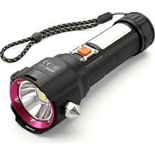 Panther PT-4130 Çok Fonksiyonlu 30W Beyaz Lazer LED Şarjlı El Fener
