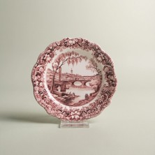 Emsan Floransa Tatlı Tabağı 15 cm Bordo