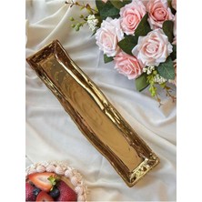 St. Morritz Dikdörtgen Servis Tabağı Shiny 9X36 cm