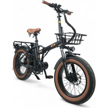 Heugers Alba Fold F Off-Road Paket Siyah E-Bike | 750W Mid Drive