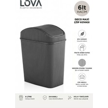 St. Morritz Deco Maxi 6 L Banyo,mutfak,ofis Çöp Kovası
