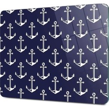St. Morritz Cam Kesme Tahtası Marine Anchor 20 x 30 cm