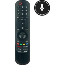 Herz Lg ile Uyumlu Model 65QNED80T6A Smart Tv Kumanda-Mikrofon ve Mause Özellikli