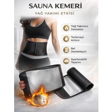 St. Morritz Medikal Unisex Termal Ter Sauna Bandı Korsesi Kilo Verme Bandı Bel Mide Sargısı
