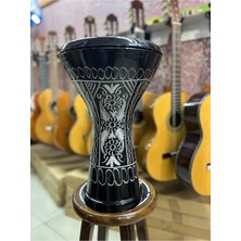 St. Morritz Döküm Erzincan Işlemeli Darbuka/çömlek - Siyah Kod 3029S