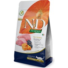 N&D Pumpkin Kuzu Etli Kısırlaştırılmış Yetişkin Kedi Maması 5 Kg | Lamb, Pumpkin & Blueberry Neutered Adult