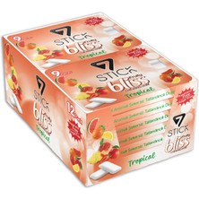 7stıck Sekersız Tropıcal Aromalı Blıster Sakız 9 Pcs (12ADET)