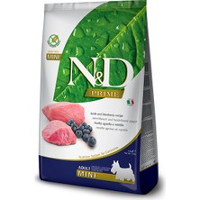 N&D Prime Kuzu Etli Küçük Irk Yetişkin Köpek Maması 2,5 Kg | Lamb & Blueberry Adult Mini