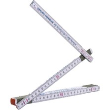St. Morritz 8202000 Ahşap Kırma Metre Marangoz Cetveli 2 Metre