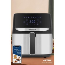 St. Morritz Optima 1700 Watt Xl Dijital Dokunmatik 8 Ön Programlı Airfryer Yağsız Kızartma Sıcak Hava Fritöz