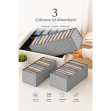 Esmana Living 3 Adet Puantiyeli Çekmece Içi Düzenleyici Organizer 16X43X14