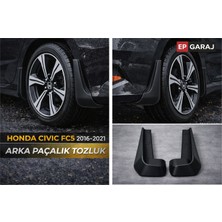 EP Garaj Otomotiv Honda Civic Fc 5 2016-2021 Model Uyumlu Arka Paçalık Tozluk