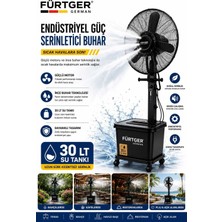 Fürtger Professıonel Sanayi Tipi Su Püskürtmeli Ayaklı Vantilatör 30INÇ/75CM.