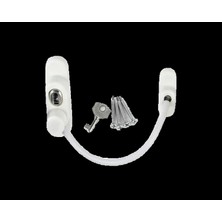 Marsilyan™- Beyaz Halatlı Anahtarlı Emniyet Kilit BX40