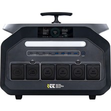 Initial Entropy Energy (Ieetek) P3200 2048WH-3200W (6400W Surgepad) Taşınabilir Güç Kaynağı Lifepo4 Bataryalı, Süper Hızlı Şarj, Wi-Fi, Bluetooth Ev Karavan Kamp Için Çok Fonksiyonlu Power Station
