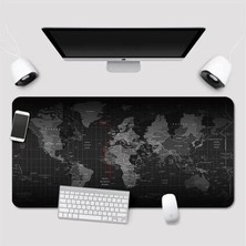 Nekuba Kuzey's Store Büyük Boy 90X40 Xxl Desen Baskılı Mouse Pad Kauçuk Kaymaz Alt Taban Yumuşak Kumaş Oyuncu Mousepad Bilgisayar ve Dizüstü Notebook Uyumlu