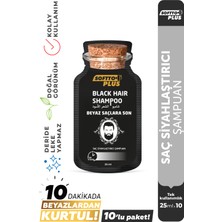 Revox Black Hair Doğal Görünümlü Saç Siyahlaştırıcı Anında Etkili Şampuan Boya 25MLX10 Adet