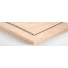 St. Morritz (Ebat 20X30 Cm-Kalınlık 12 Mm-1 Adet) Kayın Kontraplak Tabaka Plaka Panel
