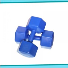 St. Morritz 3 kg Ağırlık Seti Dambıl Seti Köseli Vınyl 6 kg Dumbell Set