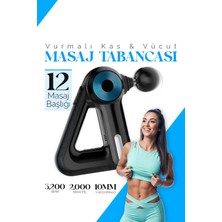 St. Morritz Masaj Tabancası, Sporcular Için Perküsyon Terapisi Derin Doku Kas Tedavisi Masaj Tabancası