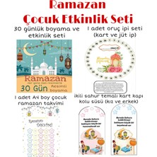 St. Morritz Ramazan Çocuk Etkinlik Seti – Boyama, Oruç Ipi, Ramazan Takvimi ve Sahur Kapı Süsü